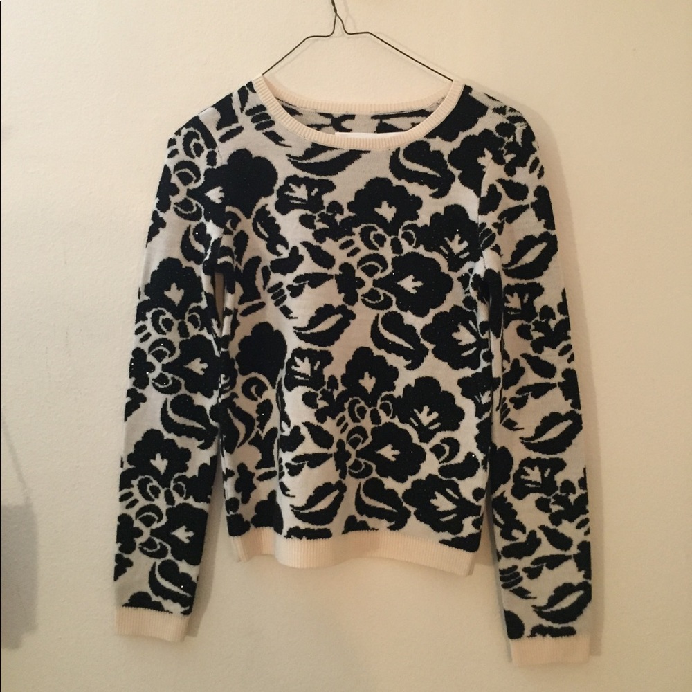 Alice + Olivia x Scoop jeweled sweater